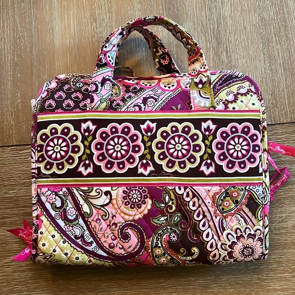Retired Vera Bradley Very Berry hanging organizer AND makeup bag, two items - Picture 5 of 8